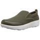 FitFlop Men's Loaff Skate in Canvas Sneaker, Camouflage Green, 8 M US