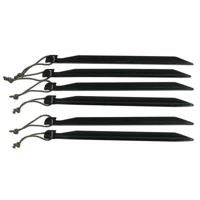 LiteFighter J-Stakes Set of 6 Black 7.75in x 0.5in JS1106-BLK