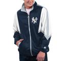 Men's Starter Navy New York Yankees Lead Runner Full-Zip Jacket