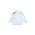 Adidas Track Jacket: Blue Solid Jackets & Outerwear - Size 18 Month