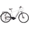 E-Bike SAXONETTE "Quantum Sport Man" E-Bikes Gr. 48 cm, 28 Zoll (71,12 cm), silberfarben E-Bikes