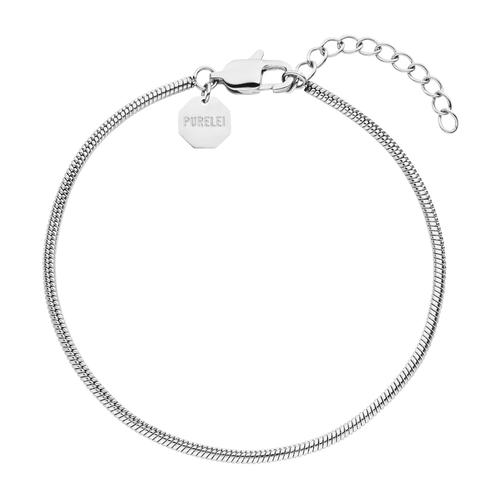 Purelei - Schlangenkettenarmband Sleekness mit Karabinerverschluss Armbänder & Armreife 1 ct Herren