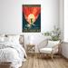 Trinx The Ocean Is Calling - 1 Piece Rectangle Graphic Art Print On Wrapped Canvas|0323 Canvas in Brown | 14 H x 11 W x 1.25 D in | Wayfair