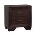Millwood Pines Canmore 2 - Drawer Wood Nightstand Wood in Black | 27.5 H x 23.1 W x 16.9 D in | Wayfair 31B3AAAC4BA940098EA1B5486695D1FE
