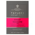 Taylors Sweet Rhubarb Fruit Flavoured 20 Tea Bags 50G