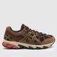 ASICS gel-sonoma 15-50 trainers in brown & black