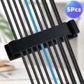 5-1Pcs 10 Hole Cable Clamp Clips Wire Holder Management Office Home Desk Tidy Data Cord Winder Cable