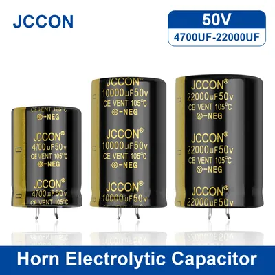2Pcs JCCON Audio Elektrolytkondensator 50V 4700UF 6800UF 10000UF 15000UF 22000UF Für Hifi Verstärker Image