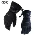 1 Paar schwarze Schnee Ski handschuhe wasserdicht-30 Winter warme Snowboard handschuhe Männer Frauen