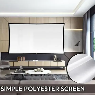 Projecteur portable pliable anti-pli écran de films cinéma à domicile présentation de théâtre