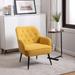 Accent Chair Modern Mid Century Velvet Sherpa Armchair Comfy Arm Chair for Livingroom Bedroom Office Waiting Room Barrel Chair