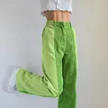 Pantalon à jambes larges pour femmes Streetwear élégant Sexy taille haute décontracté à la