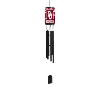 NCAA Wind Chime, #1 Fan with Team Logo, Oklahoma Sooners