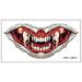 Tarmeek Fall Decor Halloween Decorations Indoor Outdoor 2023 New Halloween Prank Makeup Temporary Halloween Clown Horror Mouth Stickers Removable And Realistic Temporary Kit Halloween Makeup Props