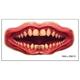 Tarmeek Fall Decor Halloween Decorations Indoor Outdoor 2023 New Halloween Prank Makeup Temporary Halloween Clown Horror Mouth Stickers Removable And Realistic Temporary Kit Halloween Makeup Props