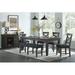 Vilo Home Industrial Charms Black Dining Set