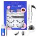 Lash Extension Kit False Eyelashes - Bepholan Lash Clusters With Lash Bond Sealer Glue Remover 24 Clusters lash Natural Look C curl Lashes Pack CT05-16mm