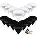 14 Pcs Powder Puff Triangle Makeup Puff for Loose Powder Wet Dry Dual-Use Cosmetic Puff Soft Foundation Sponge Face Powder Puff for Fundation Loose or Pressed Powder(Black and White)