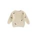 Arvbitana Newborn Baby Boy Girl Casual Sweater Bee Pattern Jacquard Long Sleeve Pullover Knitwear Infant Toddler Warm Sweatshirt Fall Winter Clothes 0-24 Months