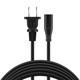 CJP-Geek 6ft/1.8m UL Listed AC Power Cord Outlet Socket Cable Plug Lead For ZVOX ZBase Z-Base 580 555 Single Cabinet Surround Sound Bar SoundBar Home Theater Speaker System