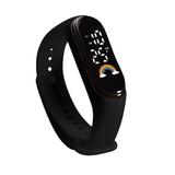 Best Gift! Steady Watch for Women Children s Sports Watch Outdoor Bracelet Electronic Watch Children s Bracelet Black