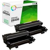 Compatible Drum Unit Replacement for DR-400 DR400 Black Works with DCP-1200 1400 HL-1240DX MFC-8300 P2500 P2500T IntelliFax-4100 4100E Printers (20 000 Pages) - 2 Pack