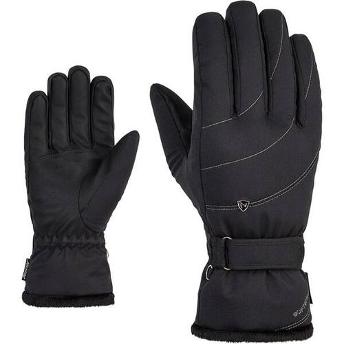 ZIENER Damen Handschuhe KAHLI PR, Größe 7,5 in Schwarz