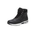 Wide Width Men's Sneaker boots by KingSize in Black (Size 11 W)