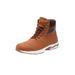 Extra Wide Width Men's Sneaker boots by KingSize in Brown (Size 9 EW)