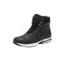 Wide Width Men's Sneaker boots by KingSize in Black (Size 16 W)