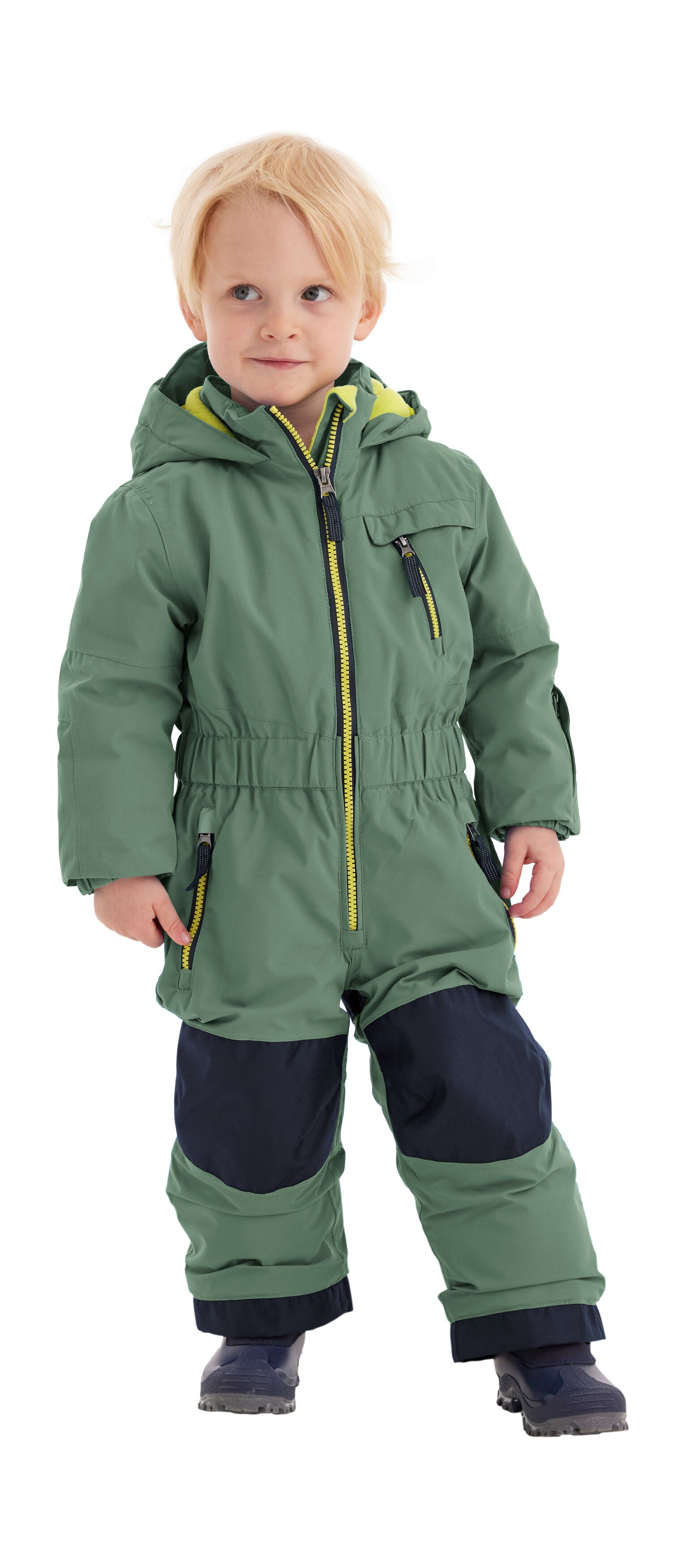 Overall "FISW 31 MNS ONPC", Jungen, Gr. 122/128, Normalgrößen, grün (waldmeister), Obermaterial: 100% Polyester;Futter: 100% Polyester;Füllung: 100% Polyester, FIRST INSTINCT BY KILLTEC, Overalls Overall, Skioverall: wasserdicht, atmungsaktiv,...