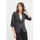 Kurzblazer FRANSA "Fransa FRZablazer 1 Blazer - 20604689" Gr. m, grau (asphalt) Damen Blazer