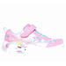 Skechers Girl's S-Lights: Unicorn Dreams - Wishful Magic Sneaker | Size 3.0 | Pink/Turquoise | Textile/Synthetic