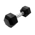 ab. Hexagonal Dumbbell | 6kg (13.2LB) Includes 1 x 6Kg (13.2LB) | Black | Material : Iron with Rubber Coat | Exercise, Fitness and Strength Training Weights at Home/Gym for Women and Men
