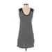 Banana Republic Factory Store Casual Dress - Mini Scoop Neck Sleeveless: Black Color Block Dresses - Women's Size X-Small