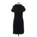 AB Studio Casual Dress - Sweater Dress: Black Dresses - Women's Size Medium