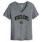 Women's League Collegiate Wear Heather Gray Wichita State Shockers Intramural Boyfriend Tri-Blend V-Neck T-Shirt