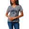 Women's League Collegiate Wear Heather Gray Xavier Musketeers Intramural Boyfriend Tri-Blend V-Neck T-Shirt