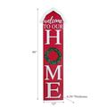 iH casadécor Welcome to Our Home Wall Décor, Wood | 40 H x 0.7 W x 12 D in | Wayfair XM-MH2007