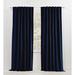 Lauren Ralph Lauren Velvety Room Darkening Solid 100% Cotton Velvet w/ Lining Back Tab/Rod Pocket Curtain Panel in Green/Blue | 52" x 84" | Wayfair