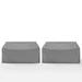 Rebrilliant Furniture Covers Outdoor Conversation Set Cover, Wicker in Gray | 30 H x 58 W x 36.5 D in | Wayfair 6DD2C730D8404F679B3370714C209FD5