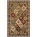 Brown 72 x 48 x 0.39 in Area Rug - Bungalow Rose Soukup Traditional Ornamental Floral Indoor Area Rug | 72 H x 48 W x 0.39 D in | Wayfair