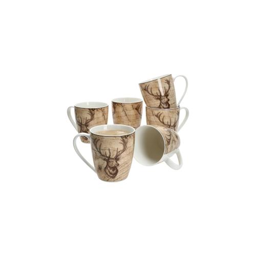 6er Set Kaffeebecher LUIS BRAUN – 410327