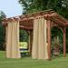 Pro Space Beige Outdoor Thermal Tab Top Blackout Curtain - 50 in. W x 108 in. L - 50"x108"