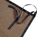 Shatex Shade Cloth Sunblock Mesh 6 ft. x 12 ft. Coffee, Pet Cage Sunblock Shade Panel with Tie-Down Rope for Easy Installation