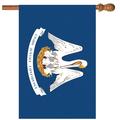Lousiana State Flag 28x40 Patriotic USA Pelican Bird House Flag