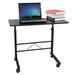 Removable Side Table Computer Desk Height Adjustable for Home Office Room Beech Black Home Laptop Notebook Computer Desk Side Table for Bedroom Living Room