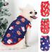 Cosplay Pet Apparel Christmas Series Pattern Skin-friendly Vest Outfit Pet Dog Cats Costume for Holiday