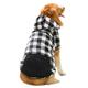 Dog Winter Coat/Hoodie Plaid Cold Weater Jacket - 3XL