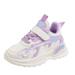 gvdentm Girls Tennis Shoes Girls Sneakers Slip On Walking Shoes for Kids Breathable Running Sneakers Purple 13